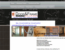 Tablet Screenshot of doorframesolutions.com